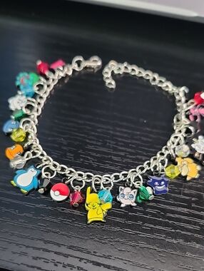 Pokemon Character Inspired Charm Bracelet